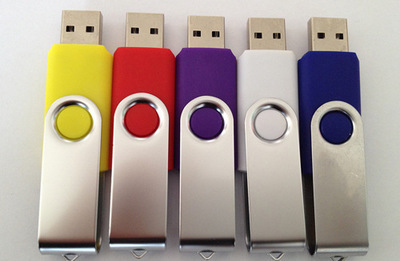 旋转夹子U盘 时尚便捷的存储新选择